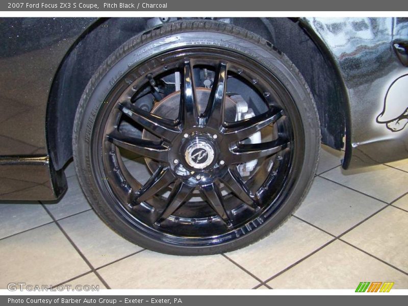 Pitch Black / Charcoal 2007 Ford Focus ZX3 S Coupe