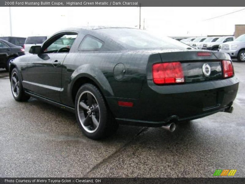 Highland Green Metallic / Dark Charcoal 2008 Ford Mustang Bullitt Coupe