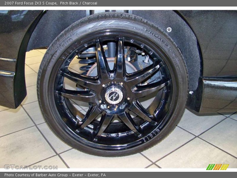 Pitch Black / Charcoal 2007 Ford Focus ZX3 S Coupe
