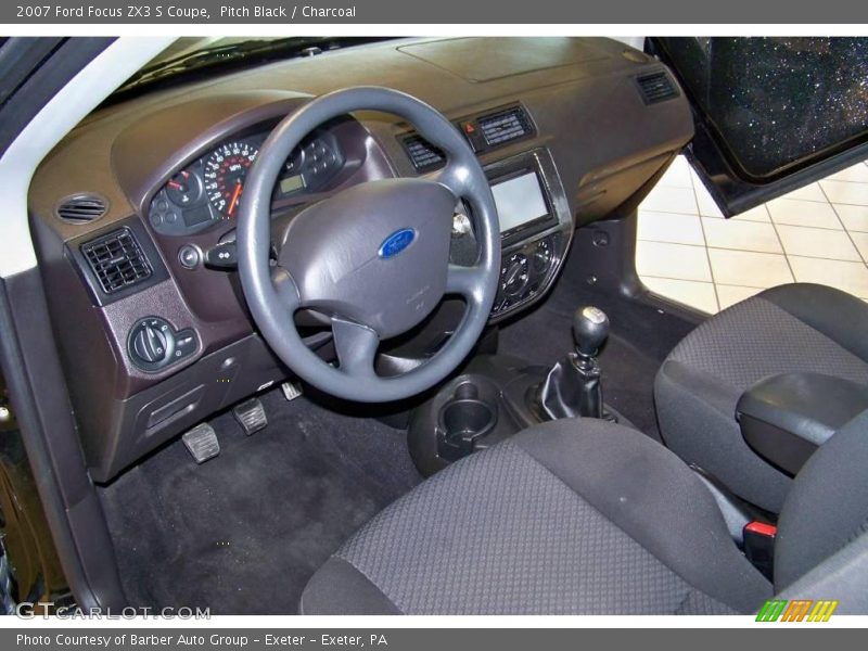 Pitch Black / Charcoal 2007 Ford Focus ZX3 S Coupe