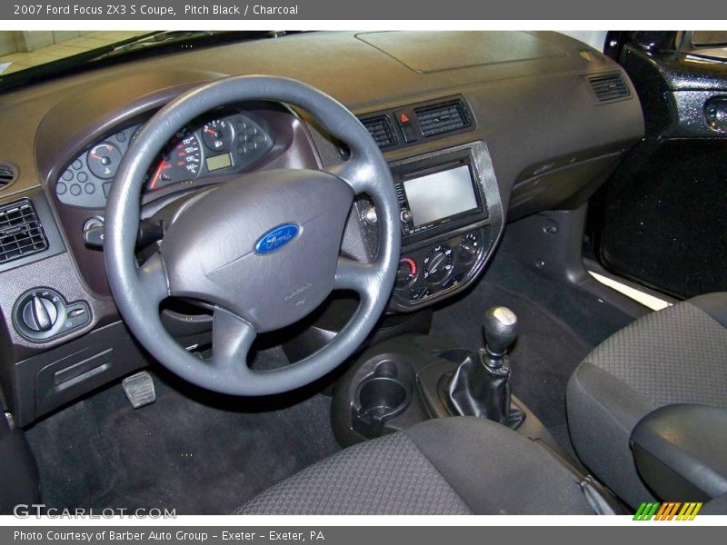 Pitch Black / Charcoal 2007 Ford Focus ZX3 S Coupe