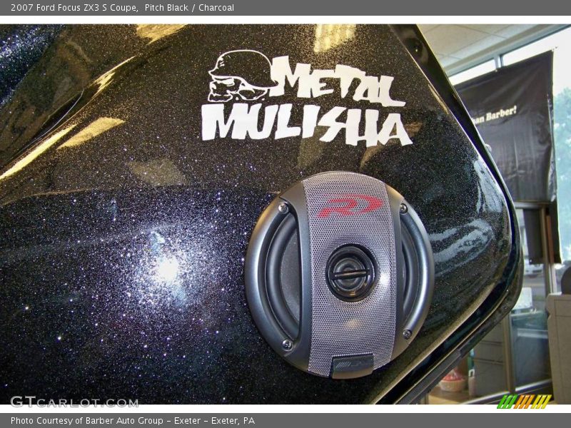 Pitch Black / Charcoal 2007 Ford Focus ZX3 S Coupe