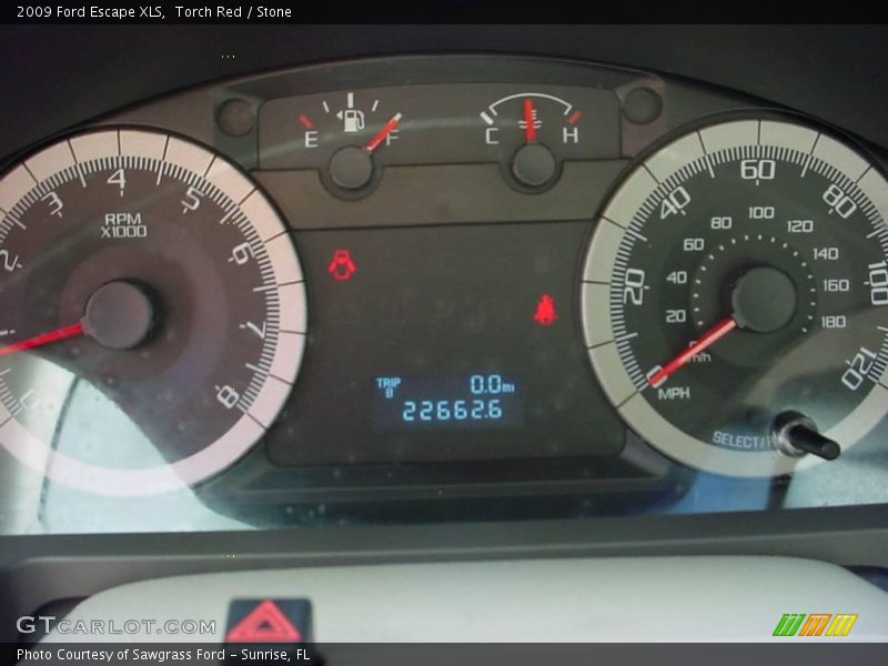 Torch Red / Stone 2009 Ford Escape XLS