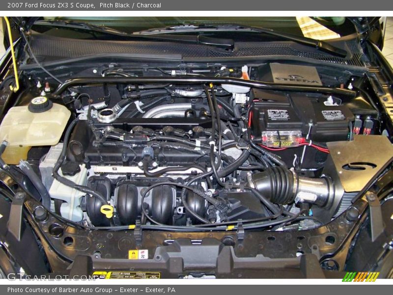 Pitch Black / Charcoal 2007 Ford Focus ZX3 S Coupe