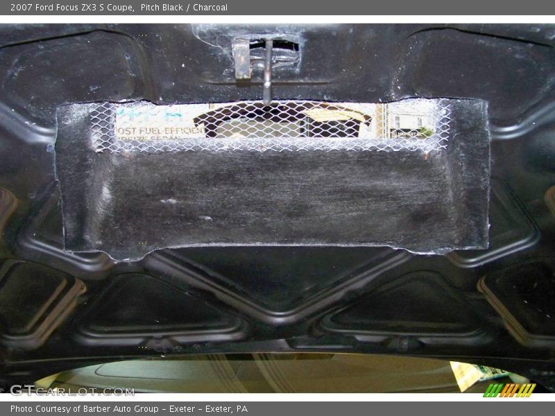 Pitch Black / Charcoal 2007 Ford Focus ZX3 S Coupe