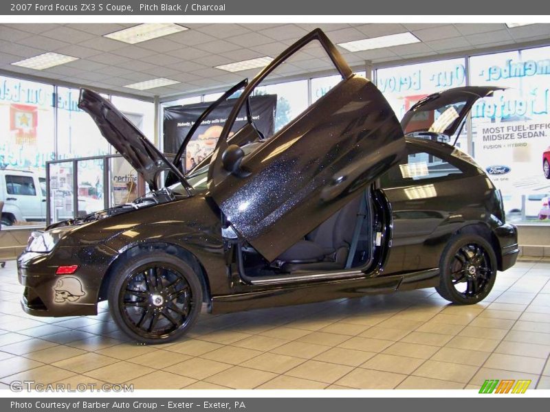 Pitch Black / Charcoal 2007 Ford Focus ZX3 S Coupe
