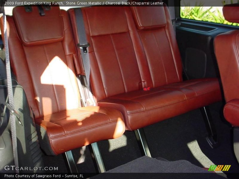 Stone Green Metallic / Charcoal Black/Chaparral Leather 2009 Ford Expedition King Ranch