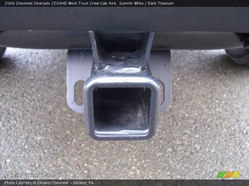 Summit White / Dark Titanium 2009 Chevrolet Silverado 2500HD Work Truck Crew Cab 4x4