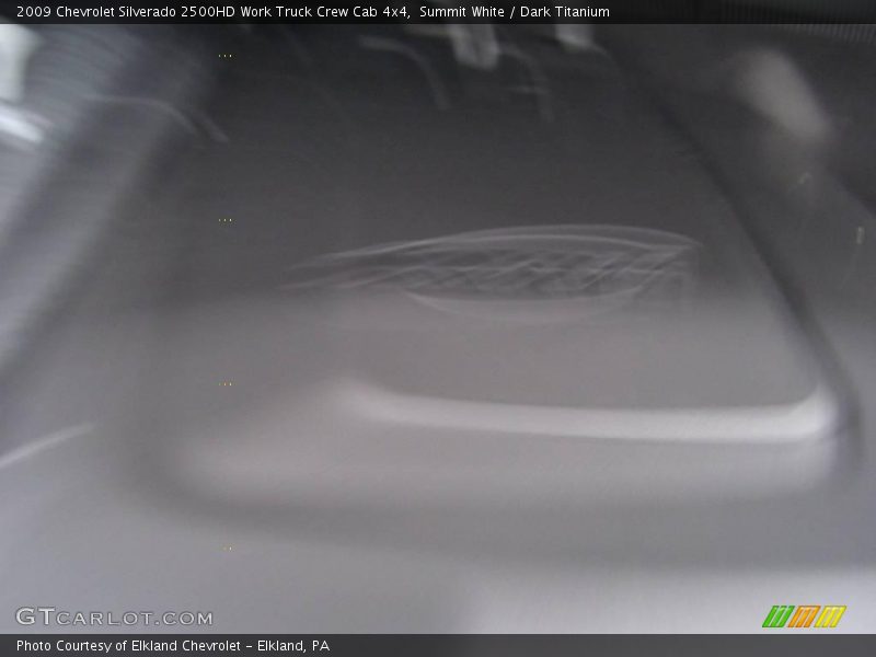 Summit White / Dark Titanium 2009 Chevrolet Silverado 2500HD Work Truck Crew Cab 4x4