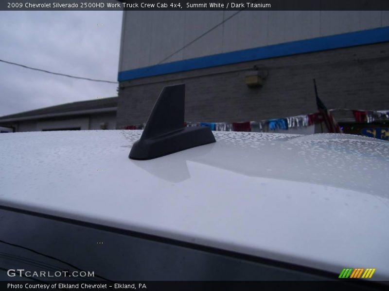 Summit White / Dark Titanium 2009 Chevrolet Silverado 2500HD Work Truck Crew Cab 4x4