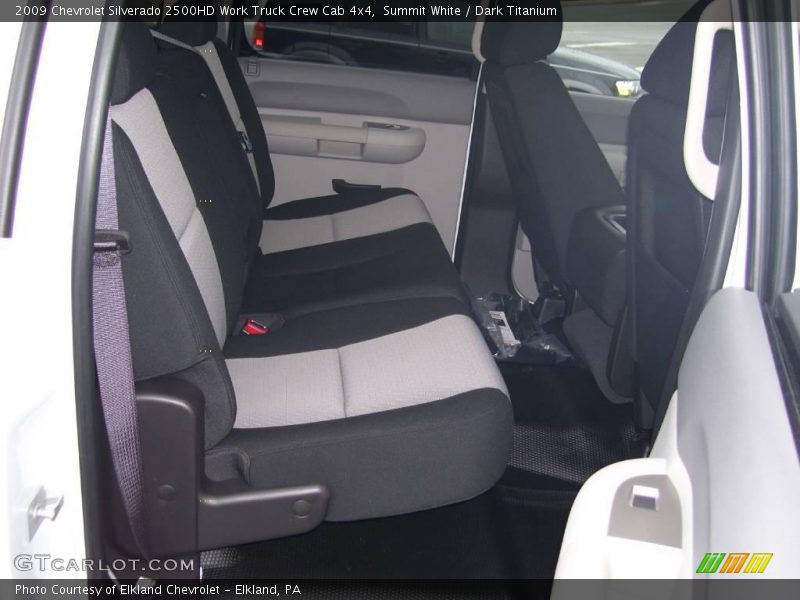 Summit White / Dark Titanium 2009 Chevrolet Silverado 2500HD Work Truck Crew Cab 4x4