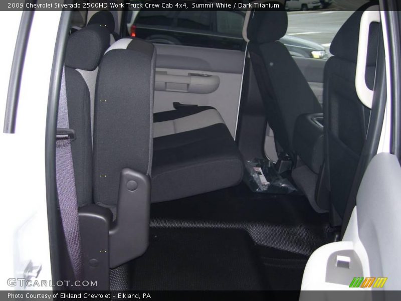 Summit White / Dark Titanium 2009 Chevrolet Silverado 2500HD Work Truck Crew Cab 4x4