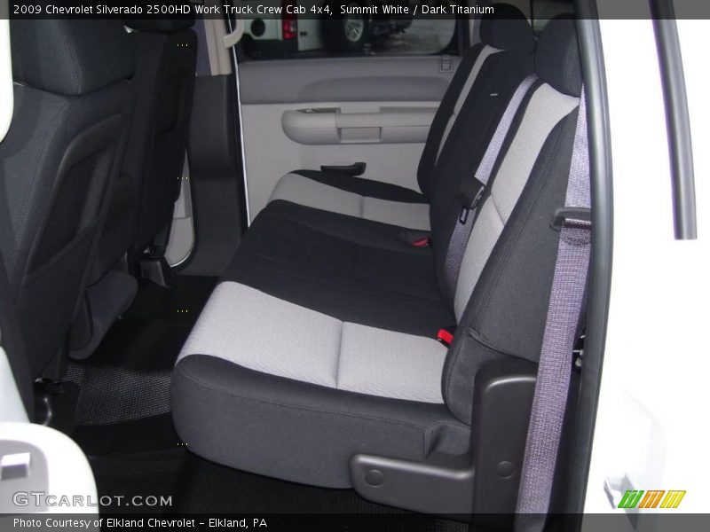 Summit White / Dark Titanium 2009 Chevrolet Silverado 2500HD Work Truck Crew Cab 4x4