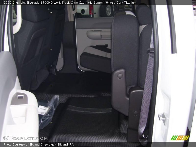 Summit White / Dark Titanium 2009 Chevrolet Silverado 2500HD Work Truck Crew Cab 4x4