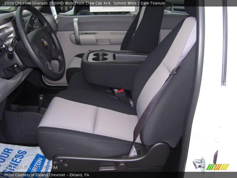 Summit White / Dark Titanium 2009 Chevrolet Silverado 2500HD Work Truck Crew Cab 4x4