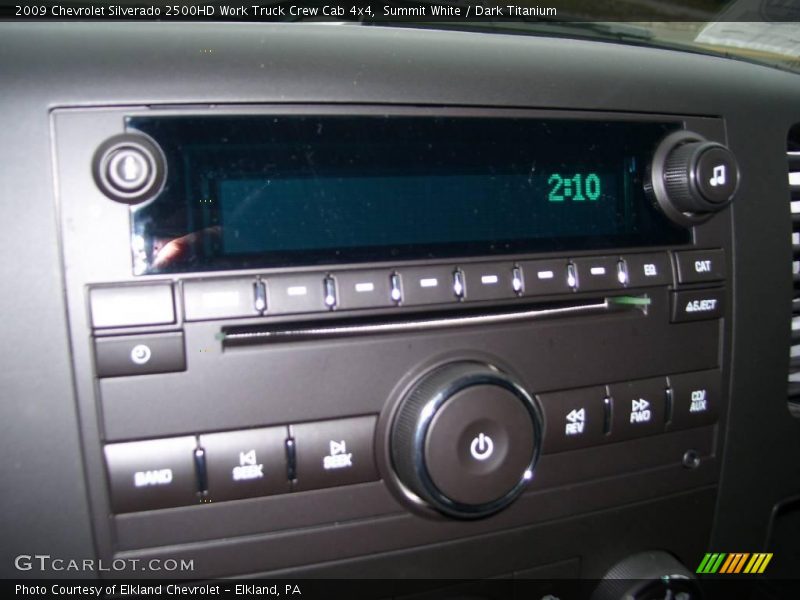 Summit White / Dark Titanium 2009 Chevrolet Silverado 2500HD Work Truck Crew Cab 4x4