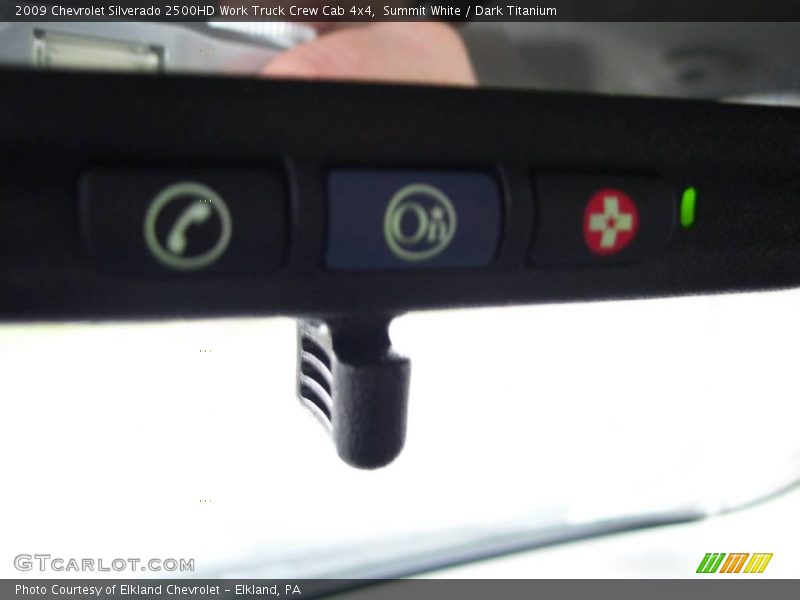 Summit White / Dark Titanium 2009 Chevrolet Silverado 2500HD Work Truck Crew Cab 4x4