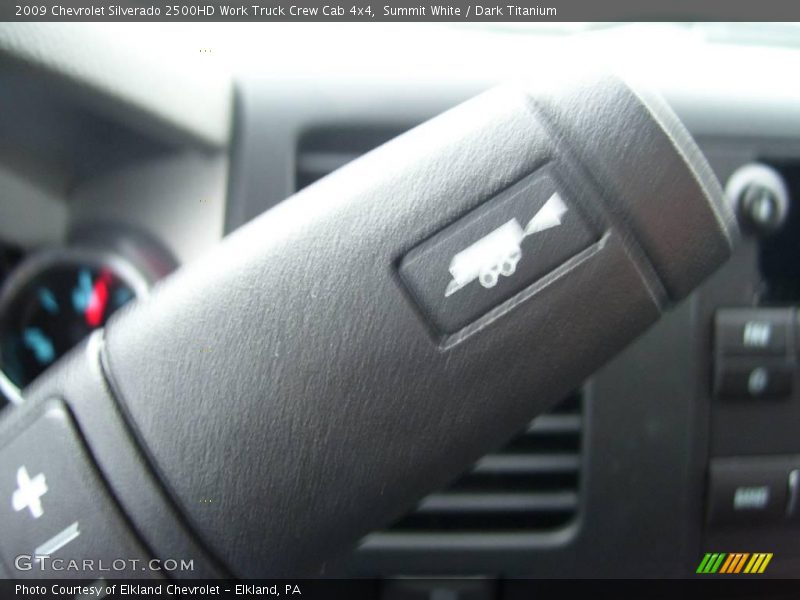 Summit White / Dark Titanium 2009 Chevrolet Silverado 2500HD Work Truck Crew Cab 4x4