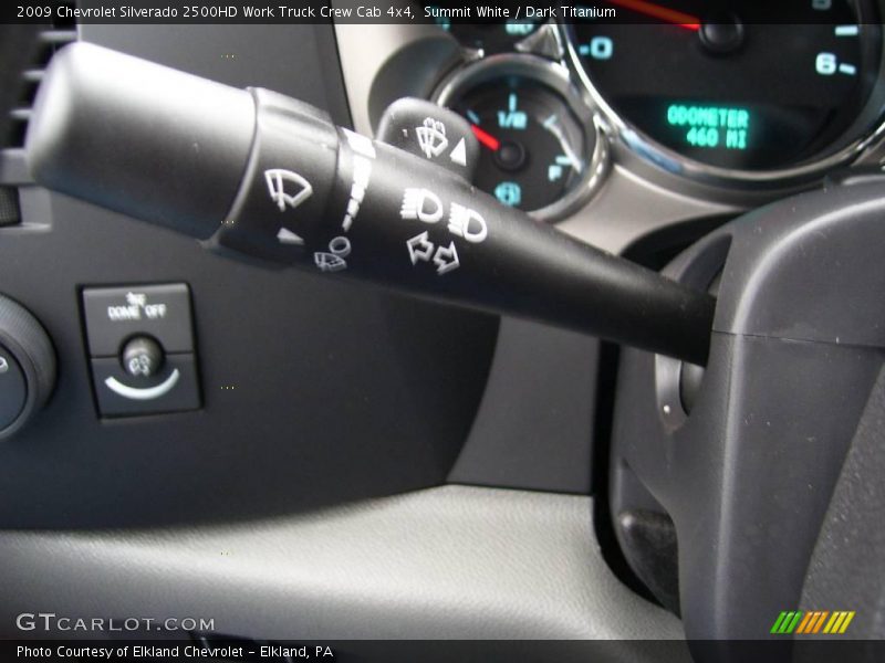 Summit White / Dark Titanium 2009 Chevrolet Silverado 2500HD Work Truck Crew Cab 4x4