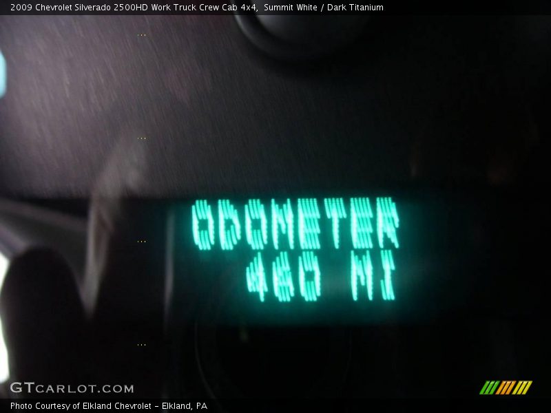 Summit White / Dark Titanium 2009 Chevrolet Silverado 2500HD Work Truck Crew Cab 4x4