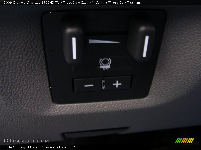 Summit White / Dark Titanium 2009 Chevrolet Silverado 2500HD Work Truck Crew Cab 4x4