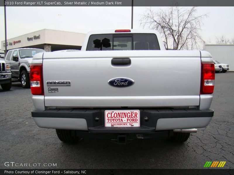 Silver Metallic / Medium Dark Flint 2010 Ford Ranger XLT SuperCab