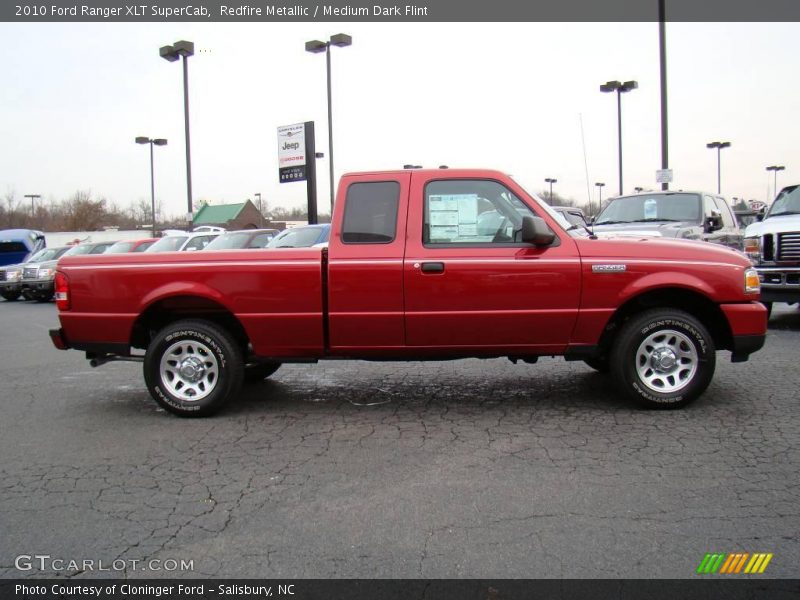 Redfire Metallic / Medium Dark Flint 2010 Ford Ranger XLT SuperCab