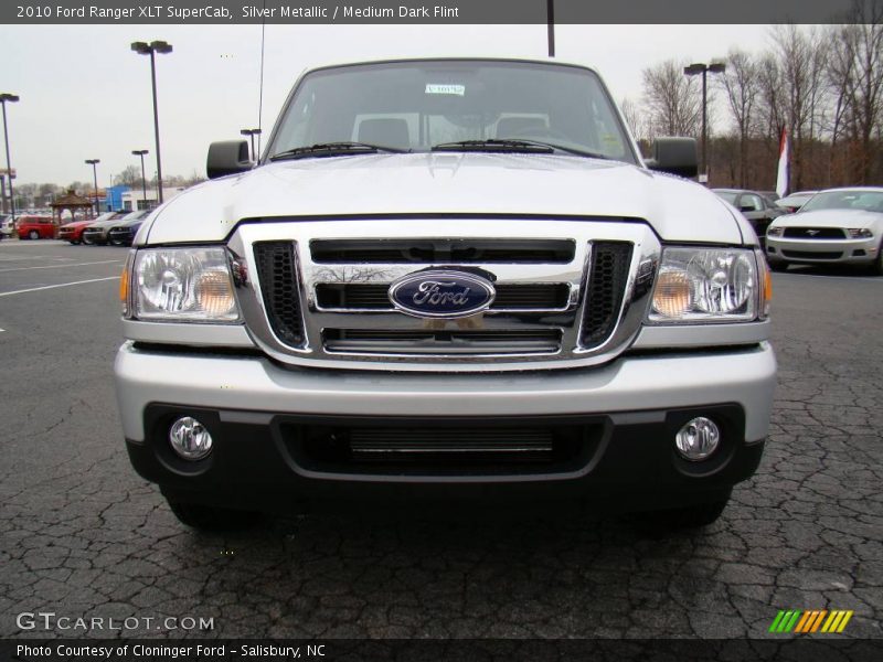 Silver Metallic / Medium Dark Flint 2010 Ford Ranger XLT SuperCab