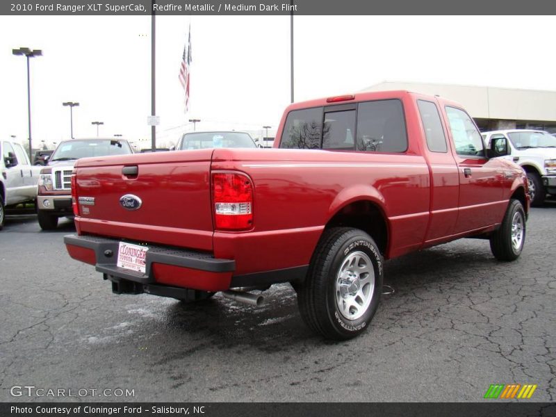 Redfire Metallic / Medium Dark Flint 2010 Ford Ranger XLT SuperCab