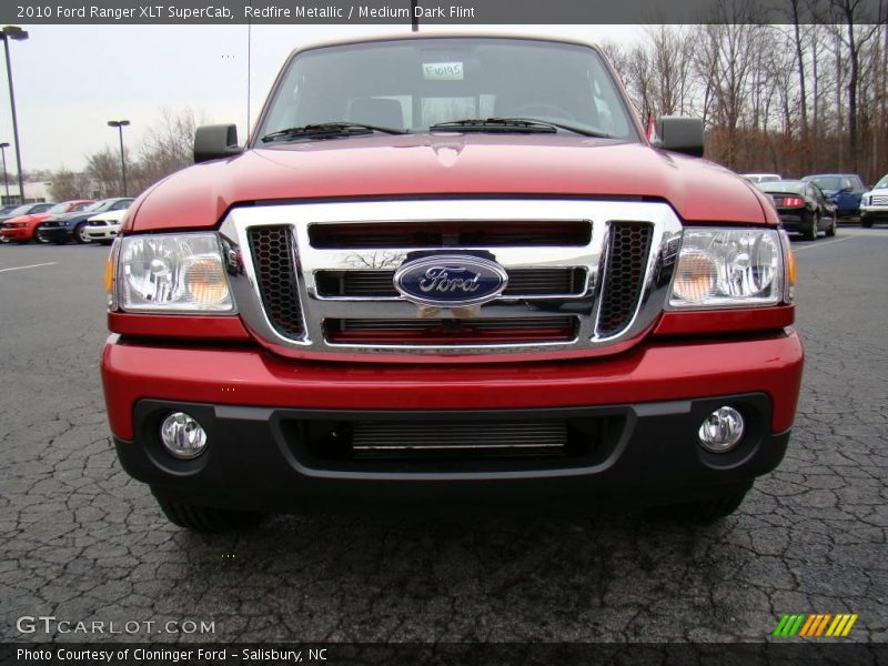 Redfire Metallic / Medium Dark Flint 2010 Ford Ranger XLT SuperCab