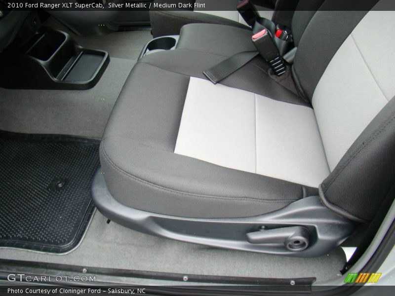 Silver Metallic / Medium Dark Flint 2010 Ford Ranger XLT SuperCab