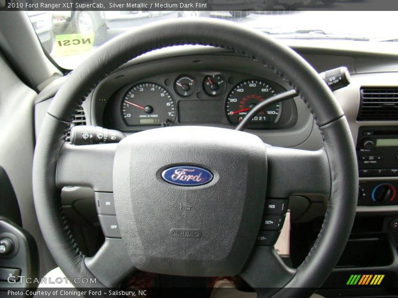 Silver Metallic / Medium Dark Flint 2010 Ford Ranger XLT SuperCab