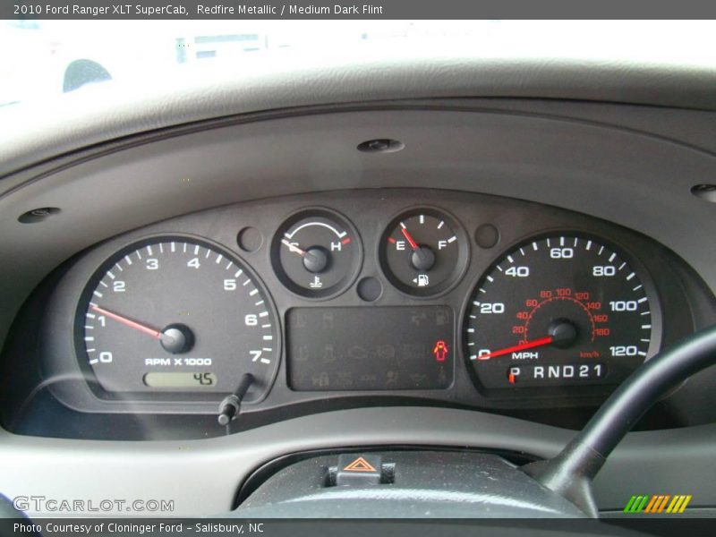 Redfire Metallic / Medium Dark Flint 2010 Ford Ranger XLT SuperCab