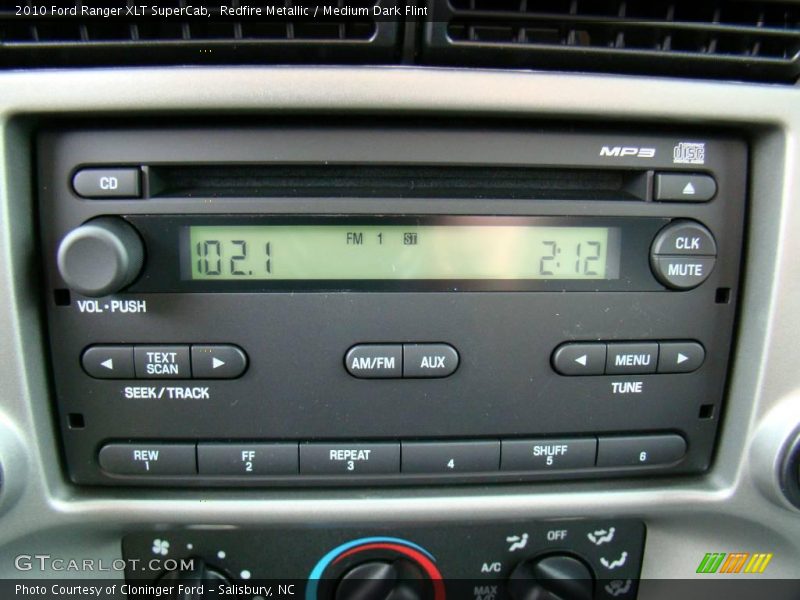Redfire Metallic / Medium Dark Flint 2010 Ford Ranger XLT SuperCab