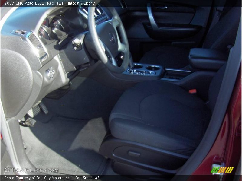Red Jewel Tintcoat / Ebony 2007 GMC Acadia SLE