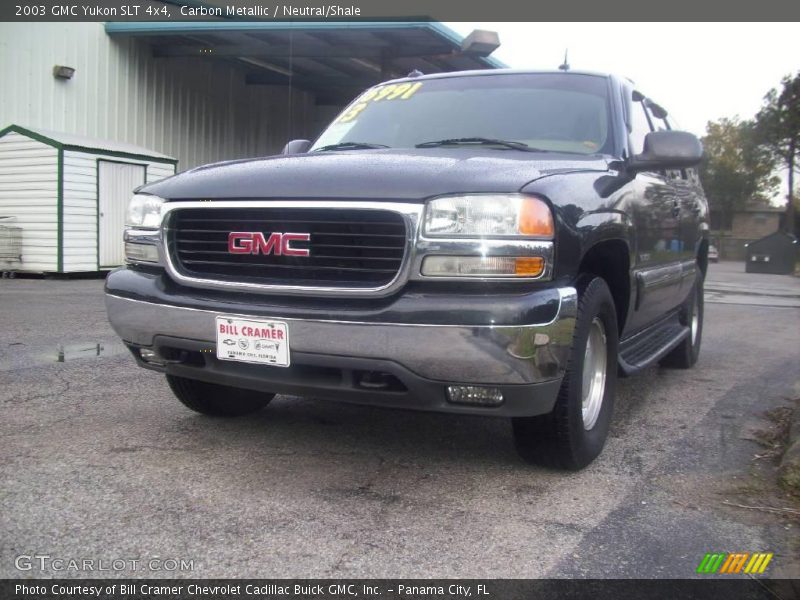 Carbon Metallic / Neutral/Shale 2003 GMC Yukon SLT 4x4