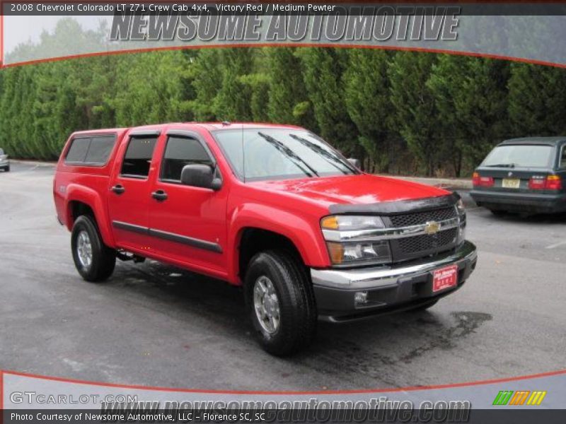 Victory Red / Medium Pewter 2008 Chevrolet Colorado LT Z71 Crew Cab 4x4