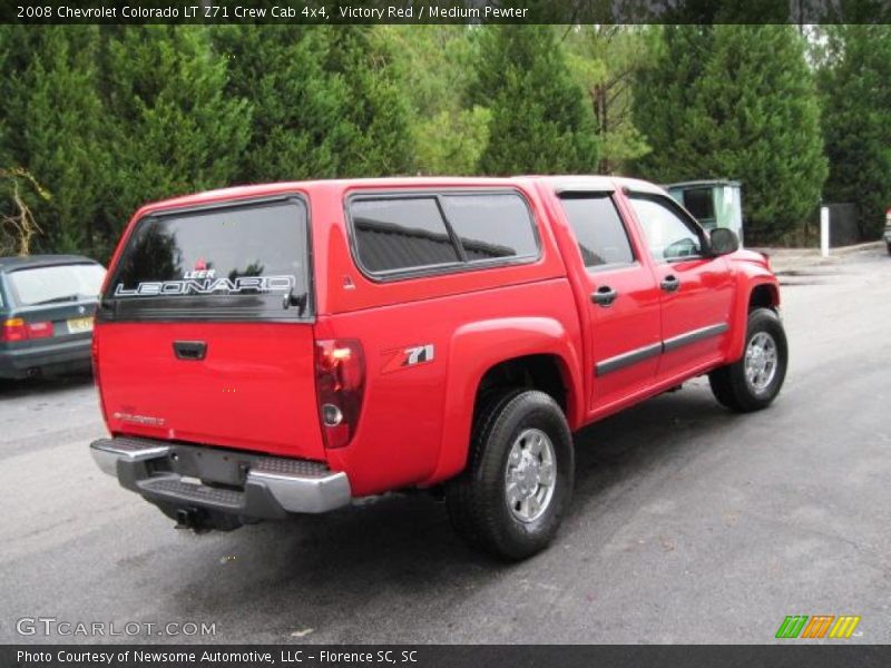 Victory Red / Medium Pewter 2008 Chevrolet Colorado LT Z71 Crew Cab 4x4