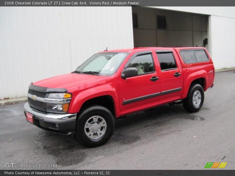 Victory Red / Medium Pewter 2008 Chevrolet Colorado LT Z71 Crew Cab 4x4