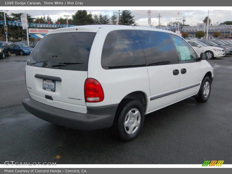 Stone White / Mist Gray 1998 Dodge Caravan