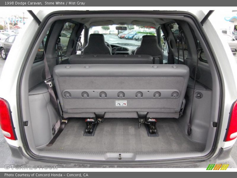 Stone White / Mist Gray 1998 Dodge Caravan