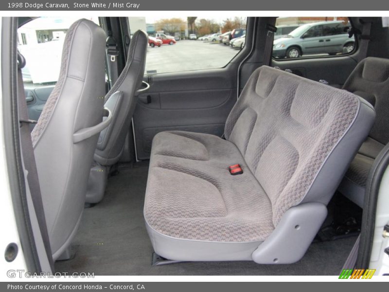 Stone White / Mist Gray 1998 Dodge Caravan