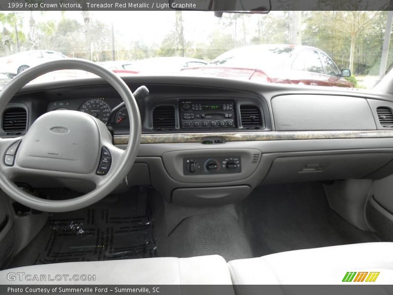 Toreador Red Metallic / Light Graphite 1999 Ford Crown Victoria