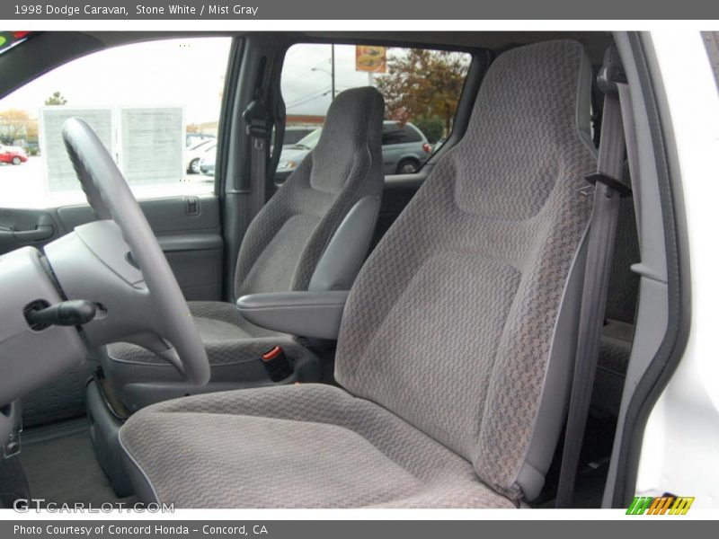 Stone White / Mist Gray 1998 Dodge Caravan