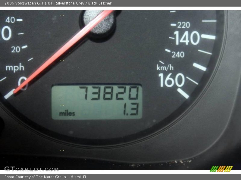 Silverstone Grey / Black Leather 2006 Volkswagen GTI 1.8T