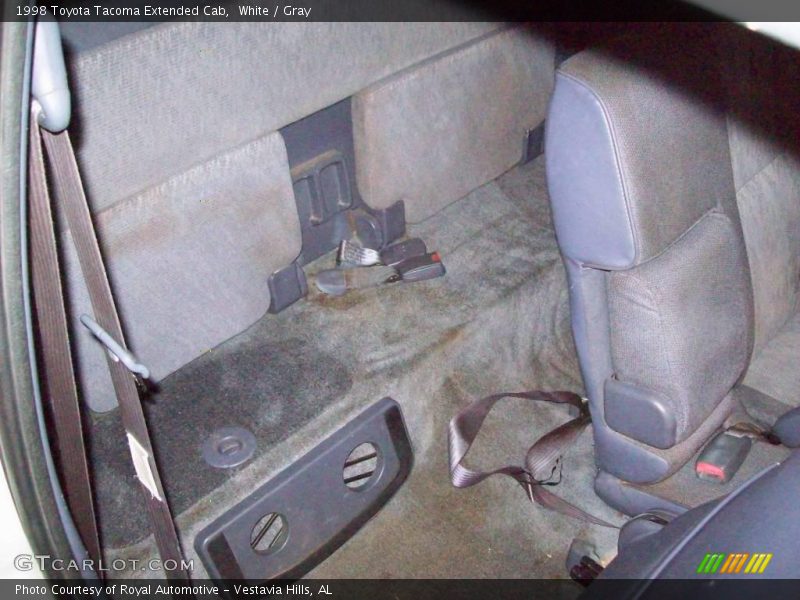 White / Gray 1998 Toyota Tacoma Extended Cab