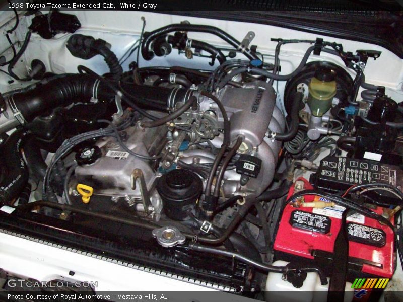 White / Gray 1998 Toyota Tacoma Extended Cab