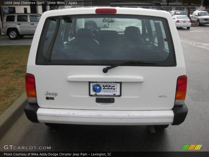 Stone White / Agate 1999 Jeep Cherokee Sport