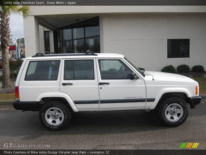 Stone White / Agate 1999 Jeep Cherokee Sport