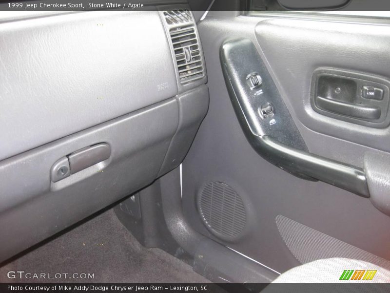 Stone White / Agate 1999 Jeep Cherokee Sport